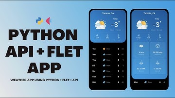 Python API Tutorial + Flet + JSON + Weather App