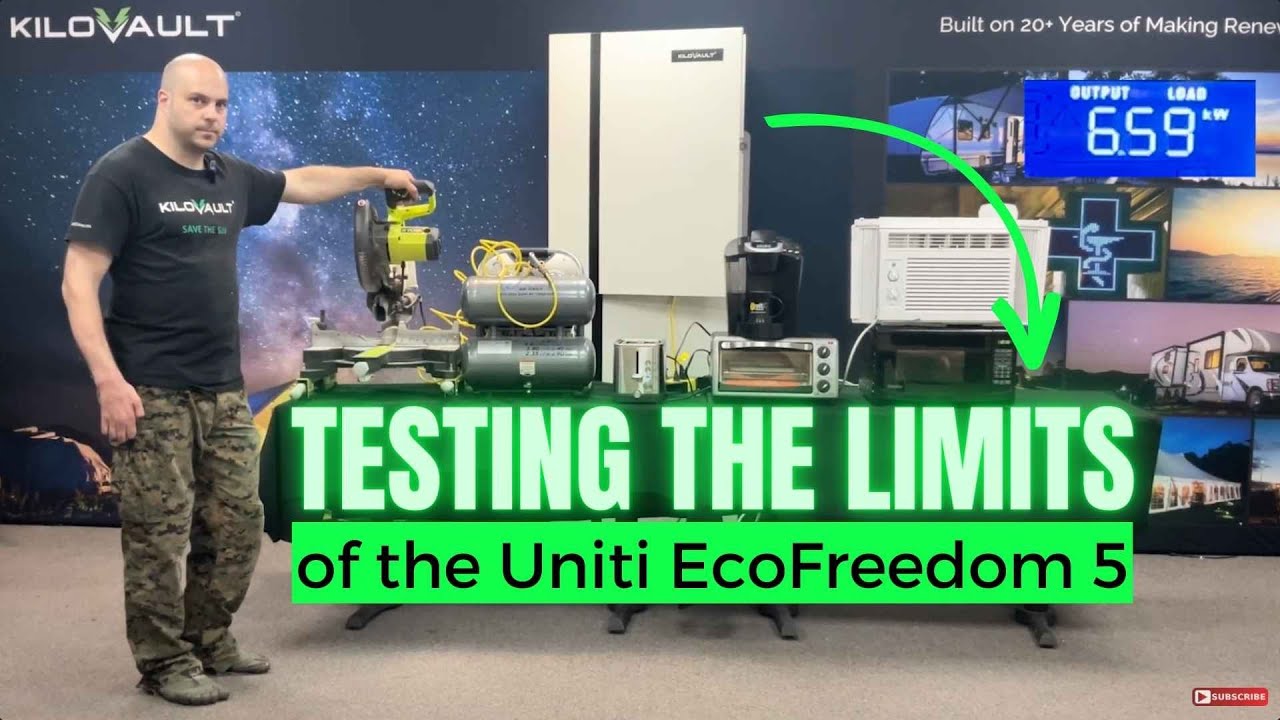 Testing the limits: New home power system from KiloVault, Uniti EcoFreedom 5