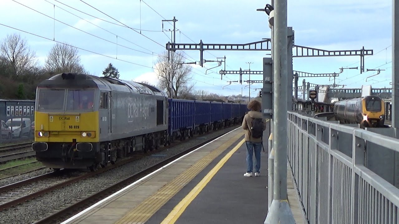 DCR Tytherington Quarry Stone, Part 3; DCR 60029 running around at Bristol Parkway; 18 Jan 2023