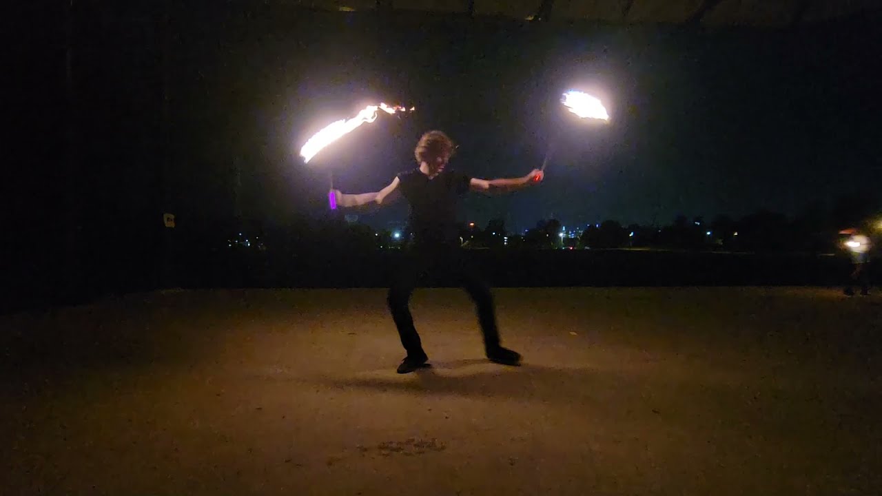 Professional Fire Spinning