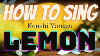 Let's practice singing 'Lemon' in Japanese together!  Japanese Tutorial, Karaoke, Kenshi Yonezu