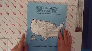 Flip through of my NEW adult coloring book 50 States to Color
