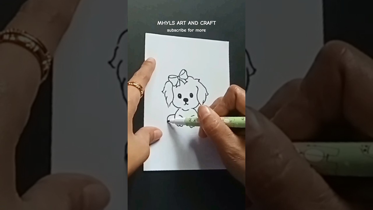 Learn How to Draw Cute Puppy