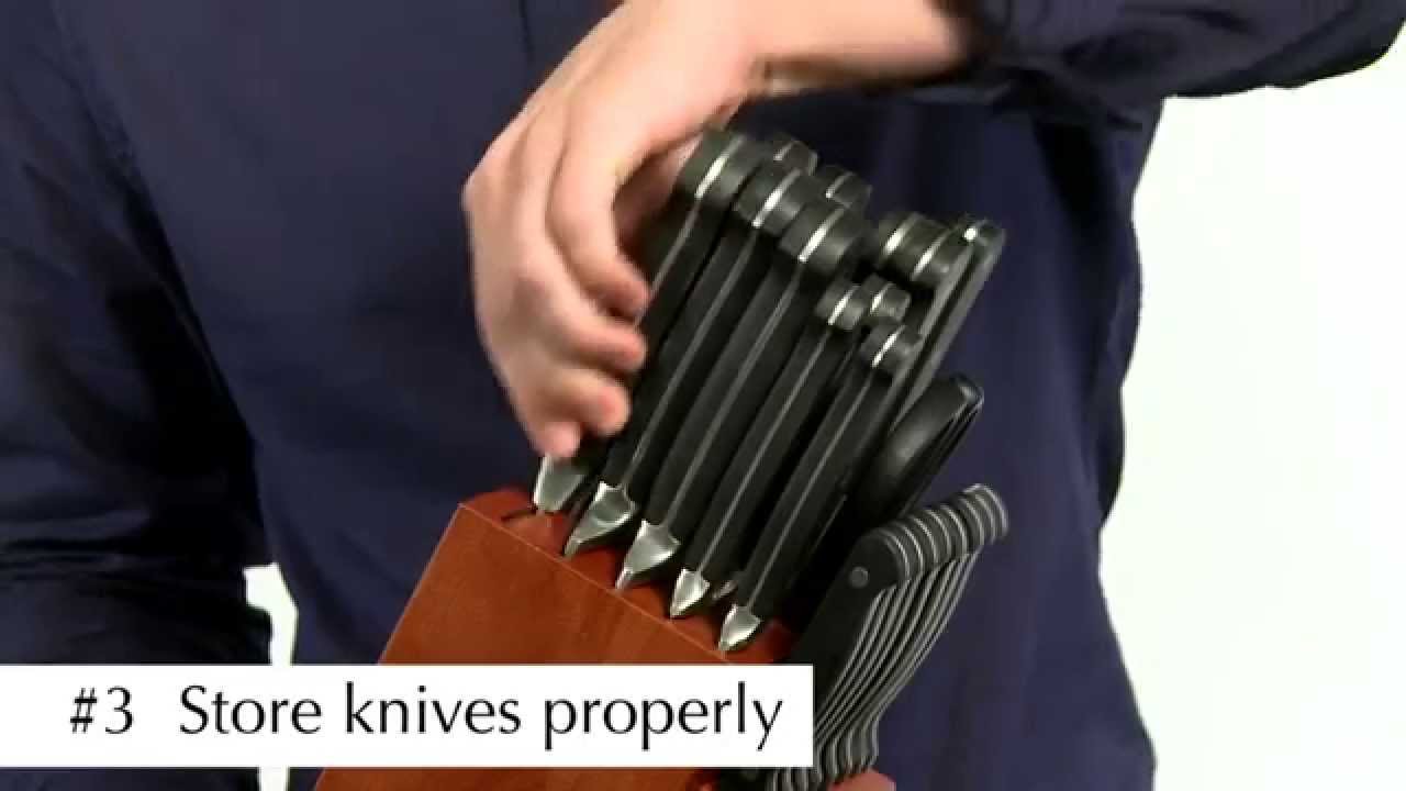 Farberware How to Care for Your Knives by Lifetime Brands YouTube