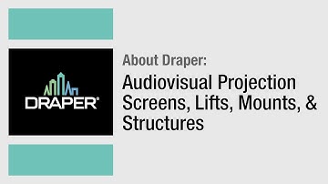 Audiovisual Projection Screens, Lifts, Mounts, & Structures by Draper, Inc.