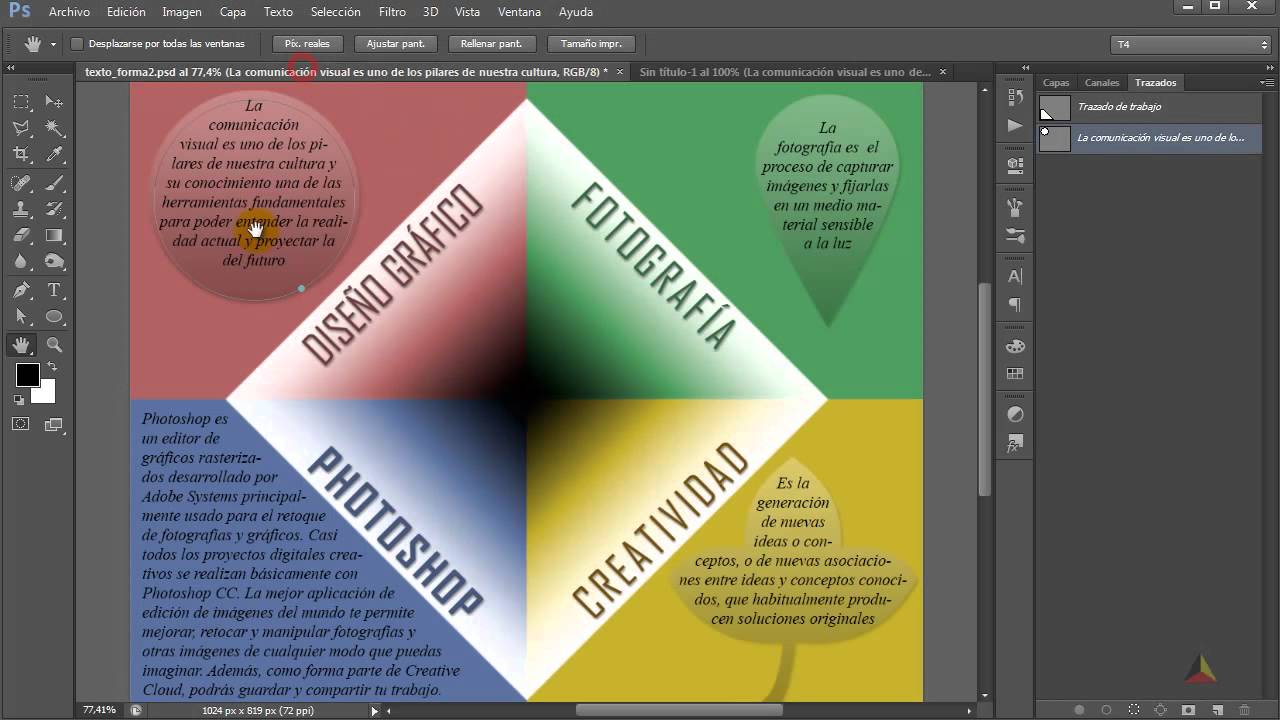 Texto con forma - YouTube