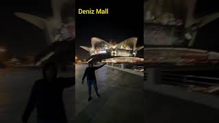 Baku Boulevard At Night