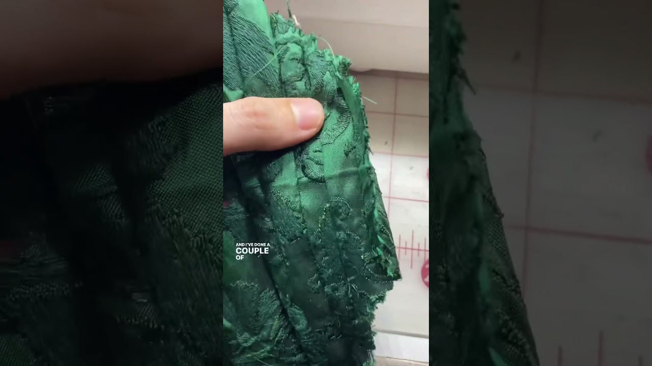 PART 2 of side panels for Alicent Hightower dress #sewing #gameofthrones