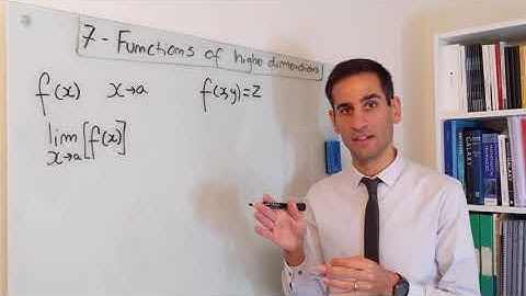 7.2 - Limits of functions that depend on more than one variable