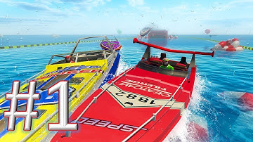 Speed Boat Racing Challenge gameplay walkthrough 1 android & ios