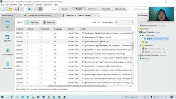 CRAWLING DATA TWITTER MENGGUNAKAN APLIKASI RAPID MINER