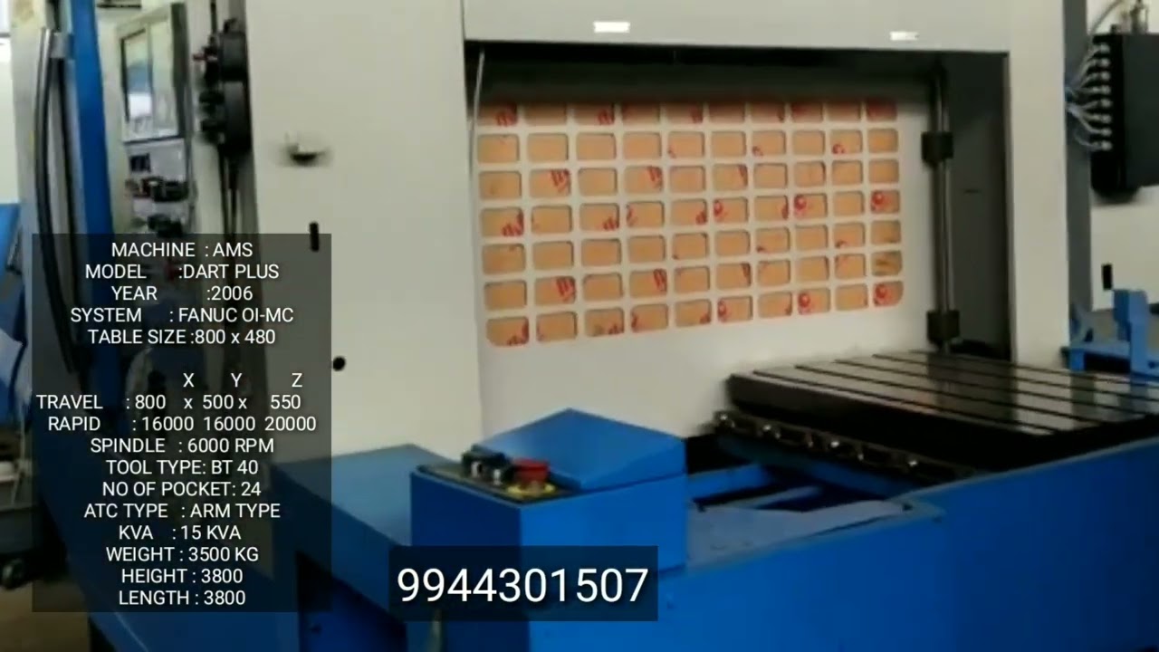 ACE VMC -  MCV 500 DOUBLE PALLET FOR SALE 9944301507