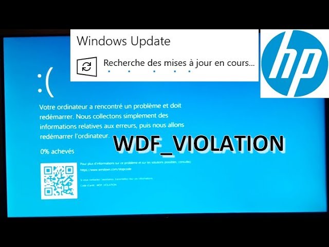 Resoudre Ecran Bleu Wdf Violation Apres Mise A Jour D Octobre De Windows 10 Youtube