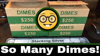 The 10,000 Dime Coin Roll Hunt - DIME TIME!