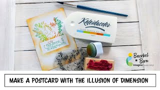 Create a Postcard with the Illusion of Dimension