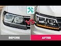 VW Tiguan / Standard to LED headlight INSTALLATION 🛠 💡