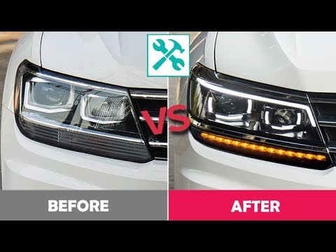 Tiguan / Standard to LED headlight INSTALLATION 💡