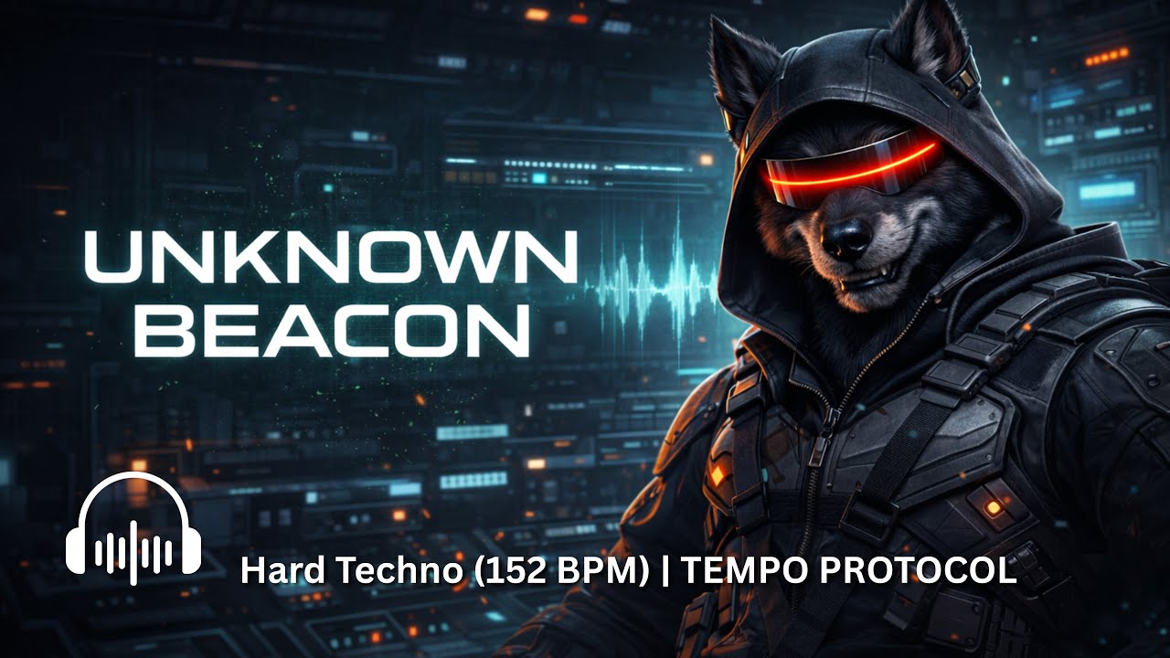UNKNOWN BEACON | Hard Techno (152 BPM) | TEMPO PROTOCOL