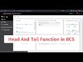 Head and Tail Functions: How to Iterate Over a List of Objects: #Informatica #IICS #CAI