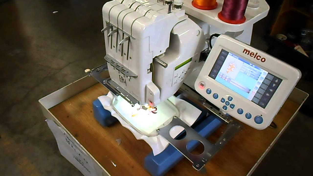 MELCO EP4 Single Head Embroidery Machine (Bordadora Melco de 1 cabeza
