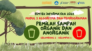 TUGAS MODUL ALGORITMA DAN PEMROGRAMAN || BIMTEK INFORMATIKA 2023 || KELOMPOK 5 || PROGRAM SCRATCH