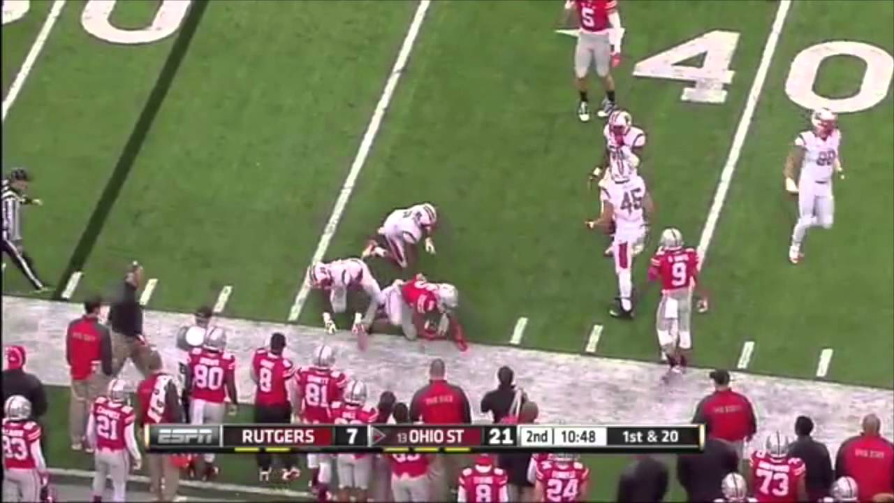 J.T. Barrett vs Rutgers (2014)