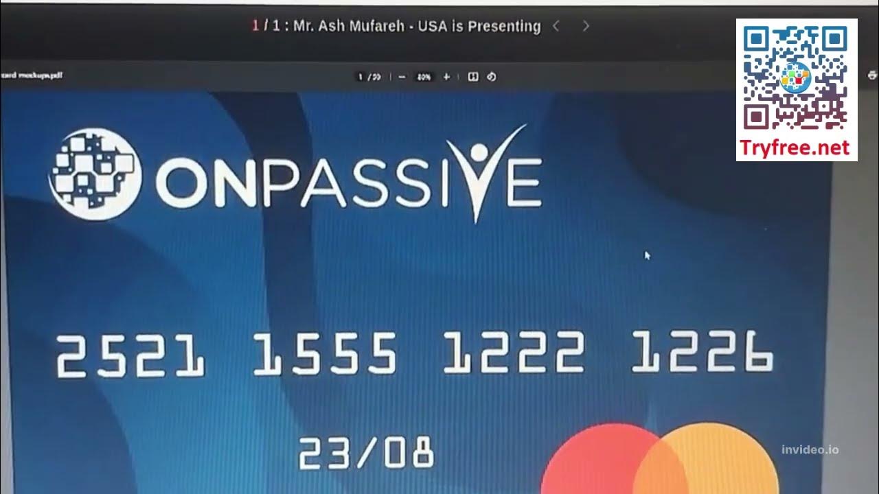 ONPASSIVE Debit Card For The Unbank Or Cannot Get Approve Now You Can