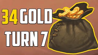 34 Gold Turn 7 & Giant Elementals | Hearthstone Battlegrounds