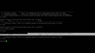 Full Text Search in postgresql