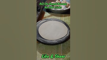 How to make round banana roti with tricks #shorts #roti #rdlifestyle