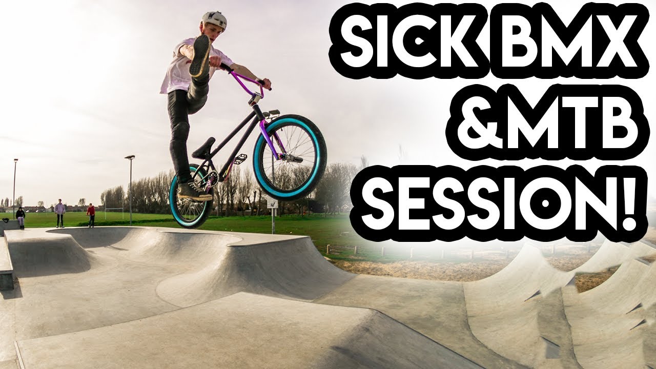 AWESOME MTB & BMX PARK SESSION! YouTube