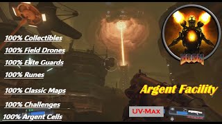 Exploration times 1,000! // DooM 2016 [Map04 - Argent Facility] UV-Max