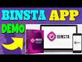 BinstaApp Review & Demo ✅ Binsta App Review & Demo ✅✅✅