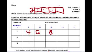 Illustrative Math Grade 4 Unit 1 Lesson 1 Homework Help