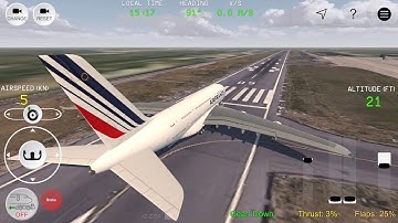 RC FS Advanced Real Flight Simulator New Full GamePlay A380 AIR FRANCE by ios Android 12/16 ABI 2021