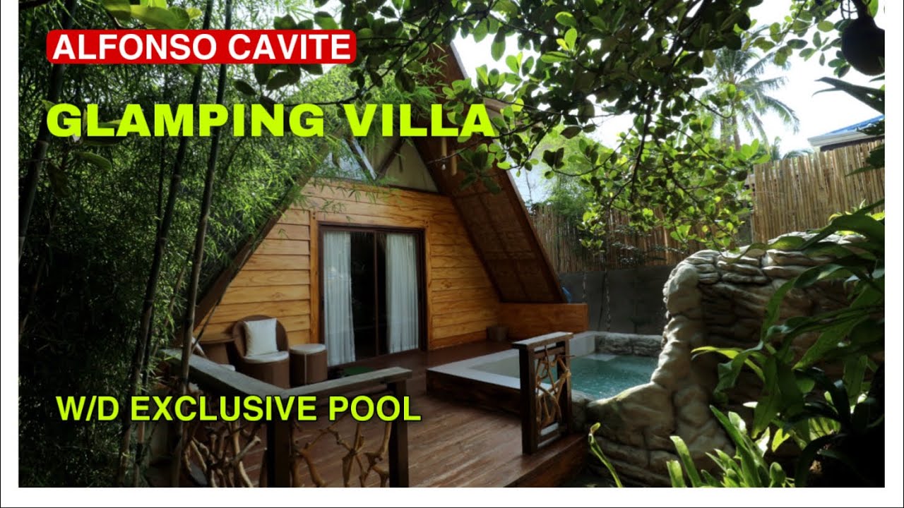 A-FRAME Glamping VILLA - Beautiful , Safe and An Hour away from Manila ! #glamping #staycation