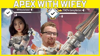 Helping My Wife Get Her First Win In Apex Legends