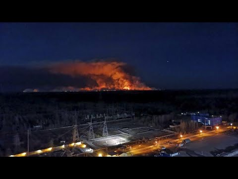 Ukrayna'da Çernobil bölgesine yaklaşan yangınlara ilişkin 'radyasyon riski yok' uyarısı yapıldı