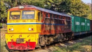 Freight Train 542 Alsthom 4106 Passing @ SSKH Level Crossing (29 Jan 2025)