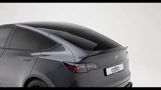 Tesla Model Y Prepreg Dry Carbon Fiber Body Kit | ADRO Tesla Model Y Adro Prepreg Dry Carbon Full Body Kit Install