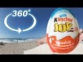 World's First Unboxing in 360° at the Beach Kinder Surprise Egg Thailand