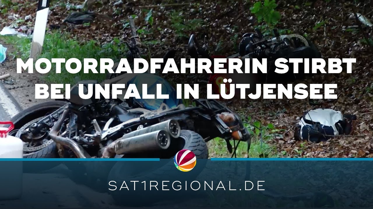 Motorradfahrerin stirbt bei Unfall in Lütjensee - eine Person auf der Flucht