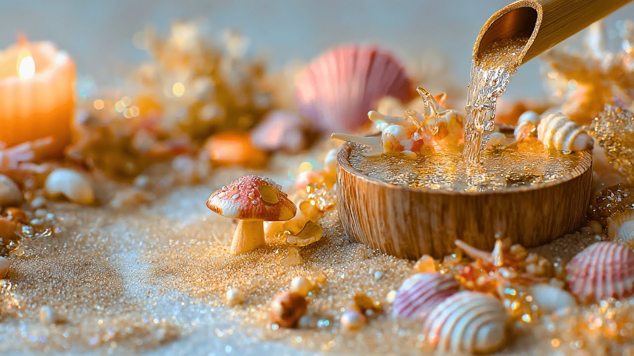 🍃 Healing Piano with Flowing Water Sounds – Calm Focus & Stress Relief