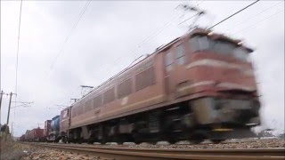 3093レ EF81 735牽引 古津～新津通過