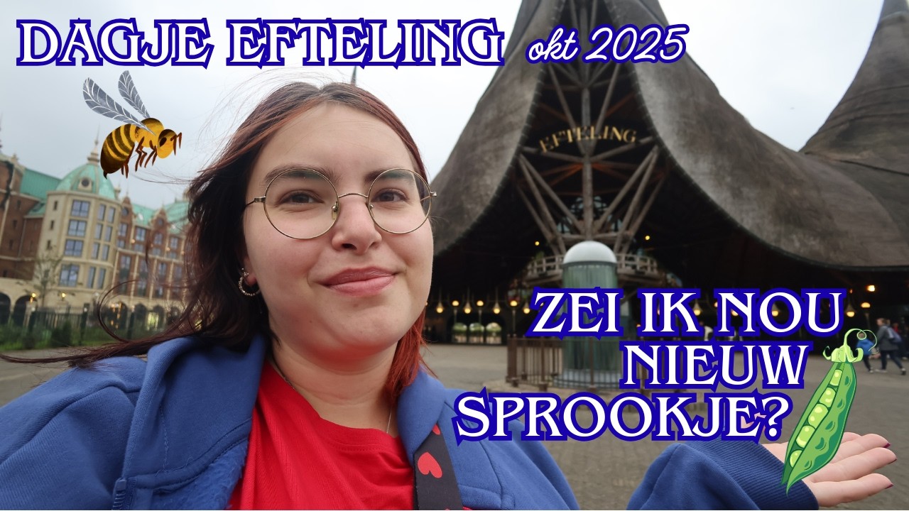 Vandaag ben ik beland in de Efteling | vlog 3 | winkels & attracties & wespen... 🐝 | okt 2025