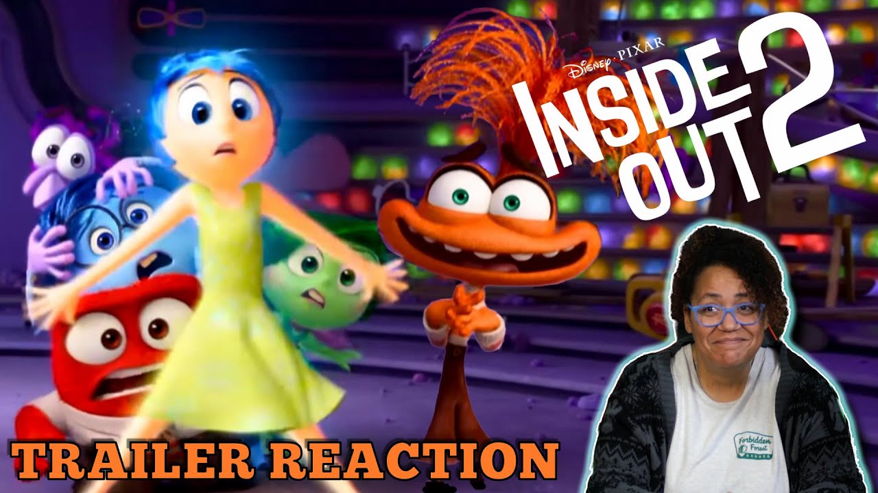 Inside Out 2 Teaser Trailer Reaction - Anxiety Overload - YouTube