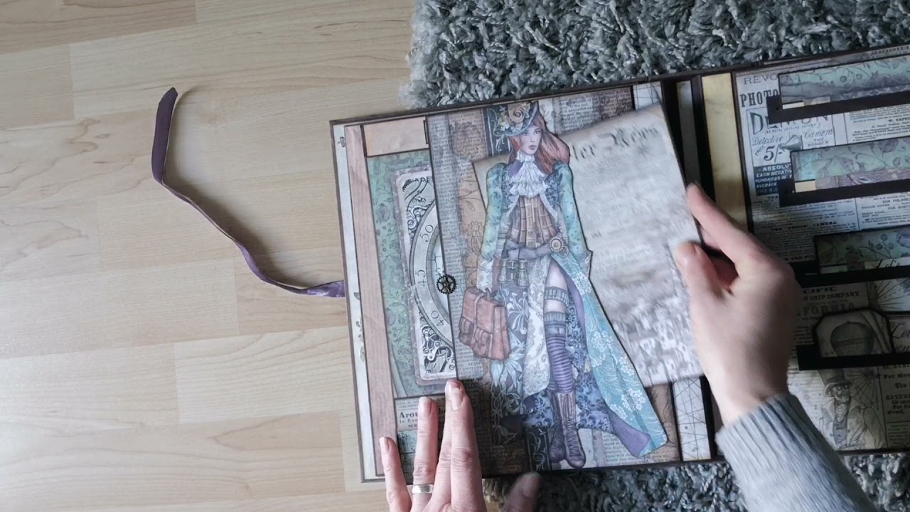 Scrapbooking Sir Vagabond, Lady Vagabond Stamperia Album