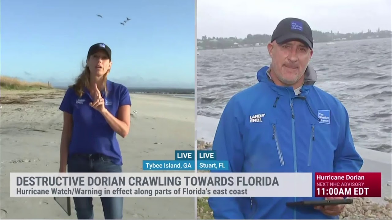 2019-09-03 Hurricane Dorian coverage - The Weather Channel