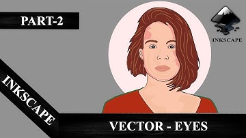 HOW TO DRAW VECTOR EYES || STEP BY STEP PORTRAIT TUTORIAL ||  INKSCAPE || PART-2