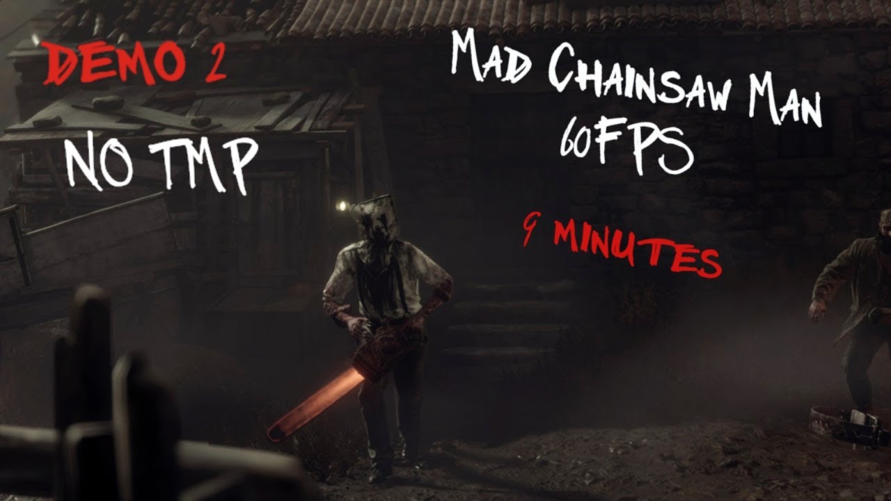 Resident Evil 4 Remake Demo Mad Chainsaw Man Mode (Masacre) In 9